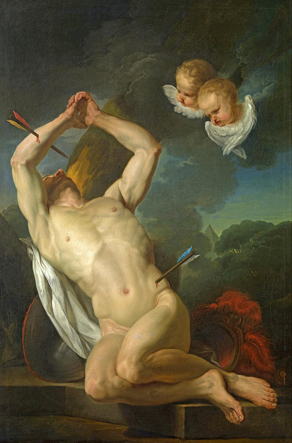 Saint Sebastian Painting by Augustin van den Berghe