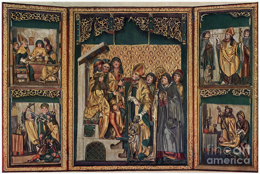 Saint Stanislaus Painting by Granger
