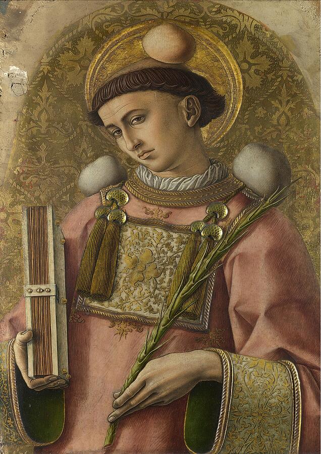 Saint Stephan Painting by Ugo De Rita - Fine Art America