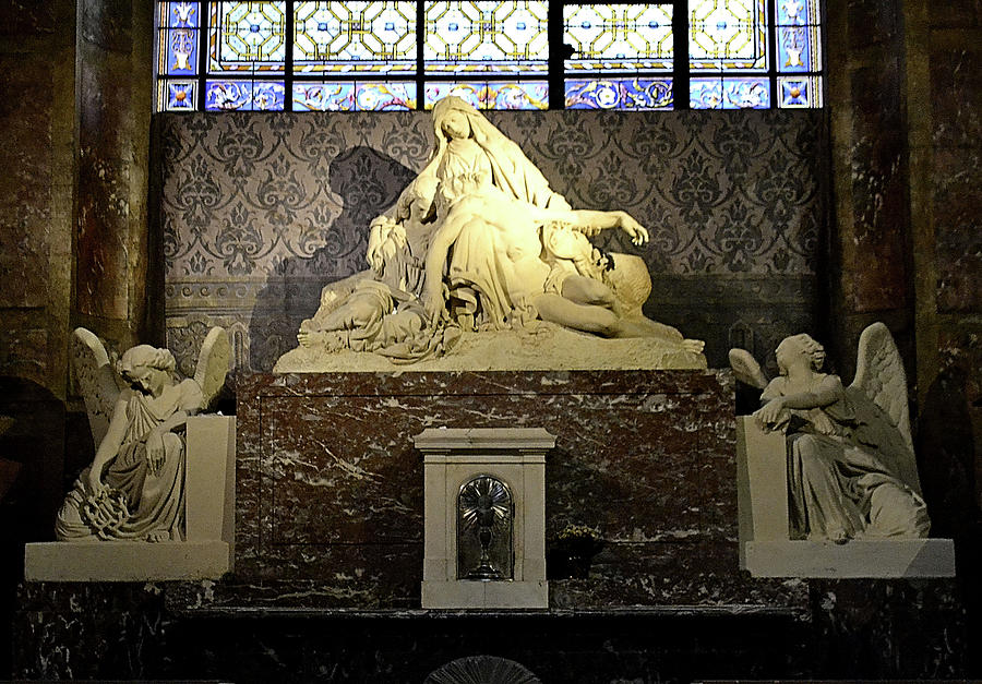 Saint Sulpice Pieta Photograph by Nadalyn Larsen