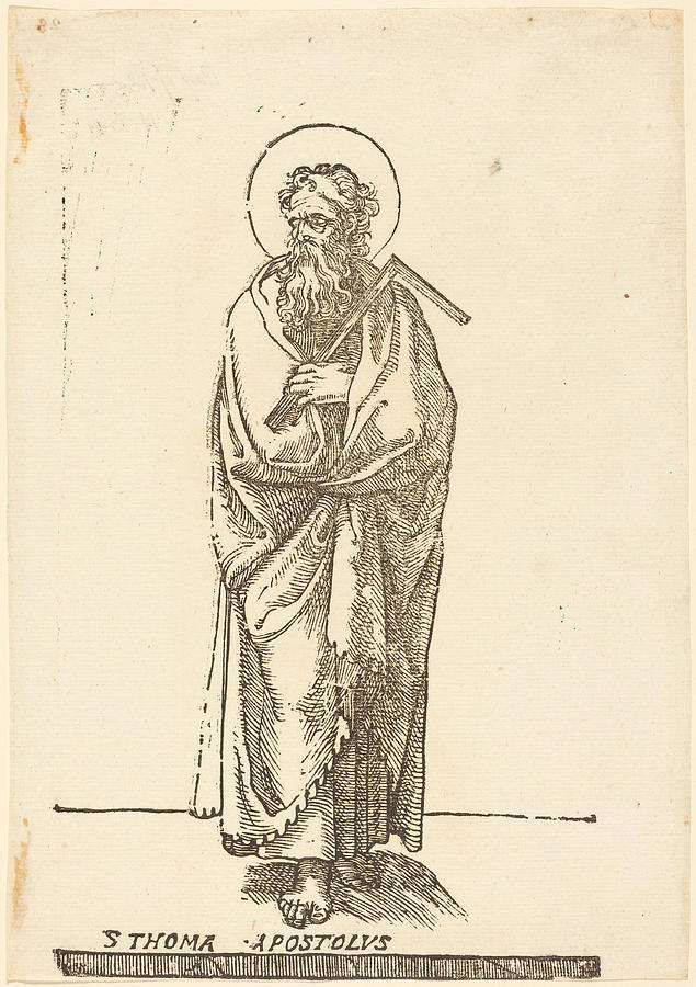 Saint Thomas Drawing by Jacques Stella - Fine Art America