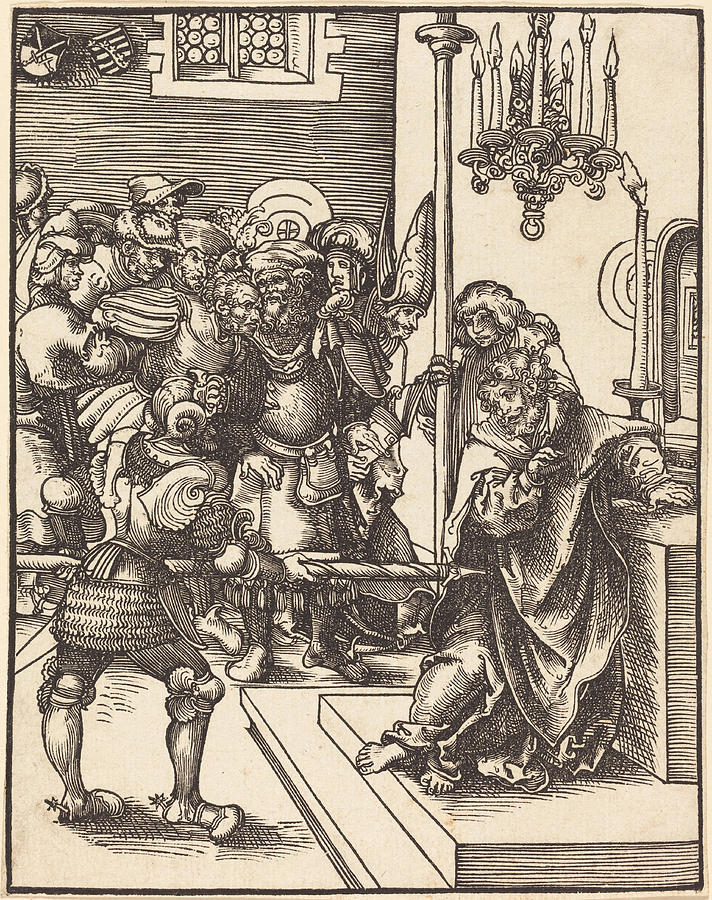 Saint Thomas Drawing by Lucas Cranach the Elder - Pixels