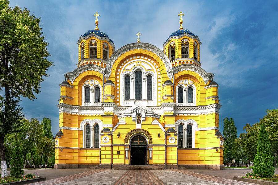 Saint Volodymyrs Cathedral, Kyiv Photograph by John Wright Saint Volodymyrs Cathedral, Kyiv Photograph by John Wright