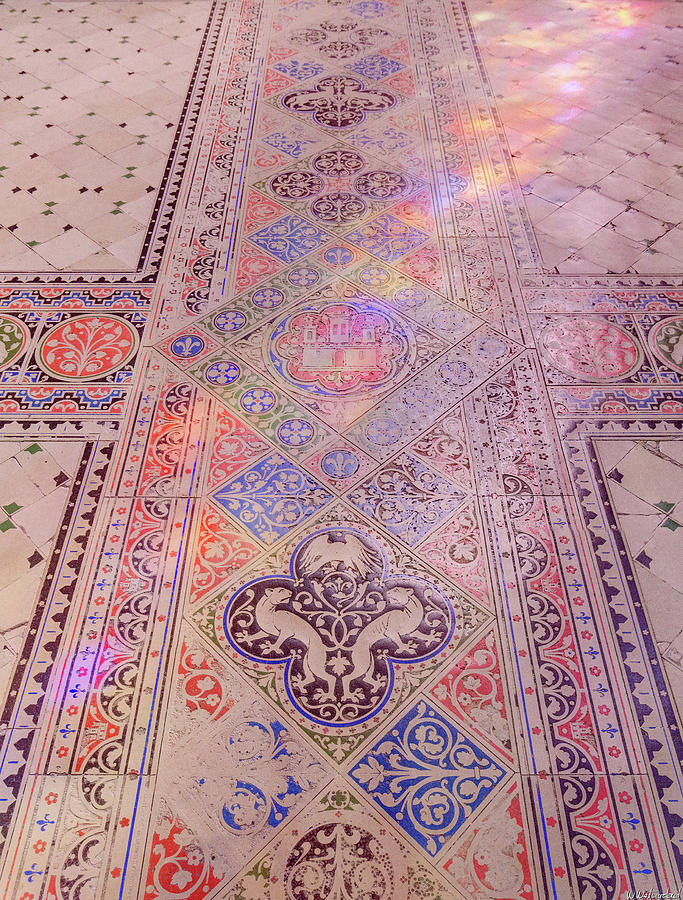 Sainte-Chapelle Aisle Floor Paris Photograph by Weston Westmoreland