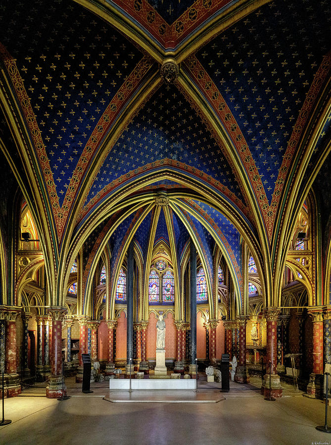 Sainte-Chapelle Lower Chapel Paris 01 Photograph by Weston Westmoreland