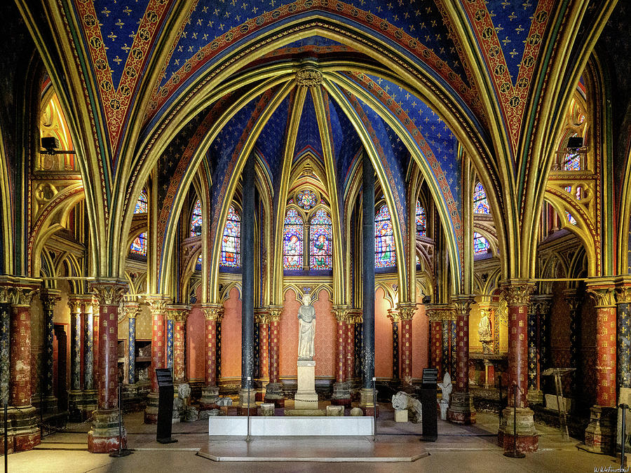 Sainte-Chapelle Lower Chapel Paris 03 Photograph by Weston Westmoreland