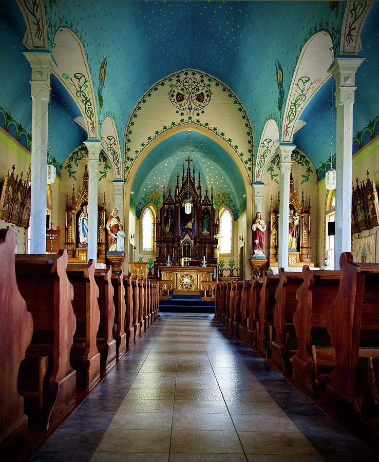 Saints Cyril and Methodius Aisle to the Alter Photograph by Suzy ...