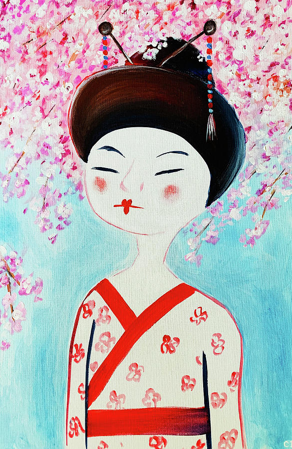 Sakura Painting by Svetlana Denisova - Fine Art America