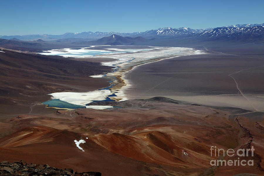 Salar de Maricunga panorama Chile Photograph by James Brunker