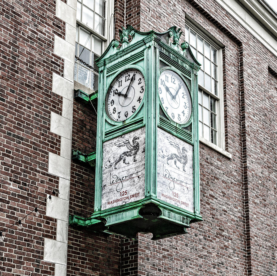 Salem Clock Photograph by Sharon Popek