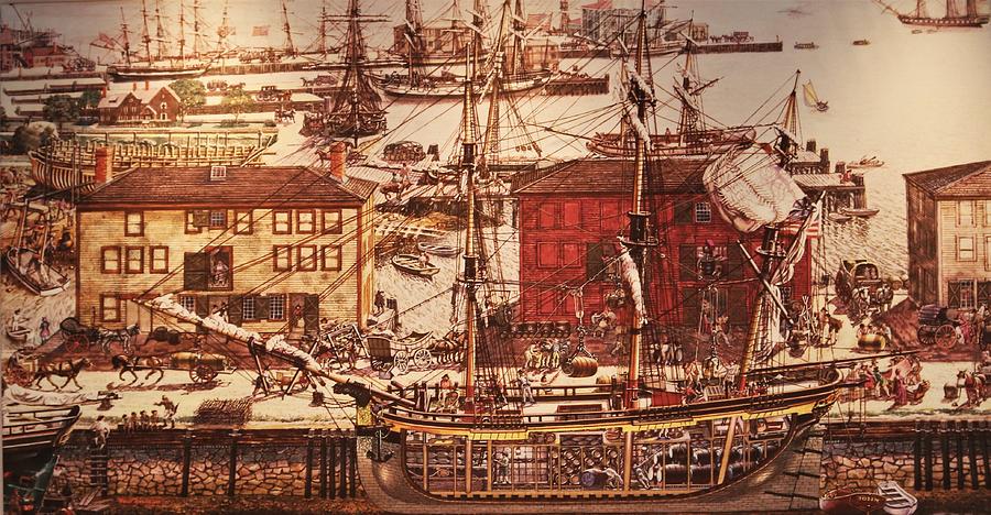 Salem Harbor Circa 1700s Photograph