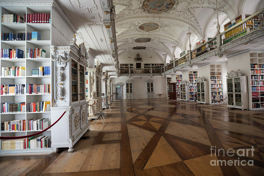 Book Photograph - Salem Palace Library by Eva Lechner