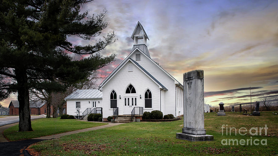 Salem United Methodist Church Circleville Ohio Photograph