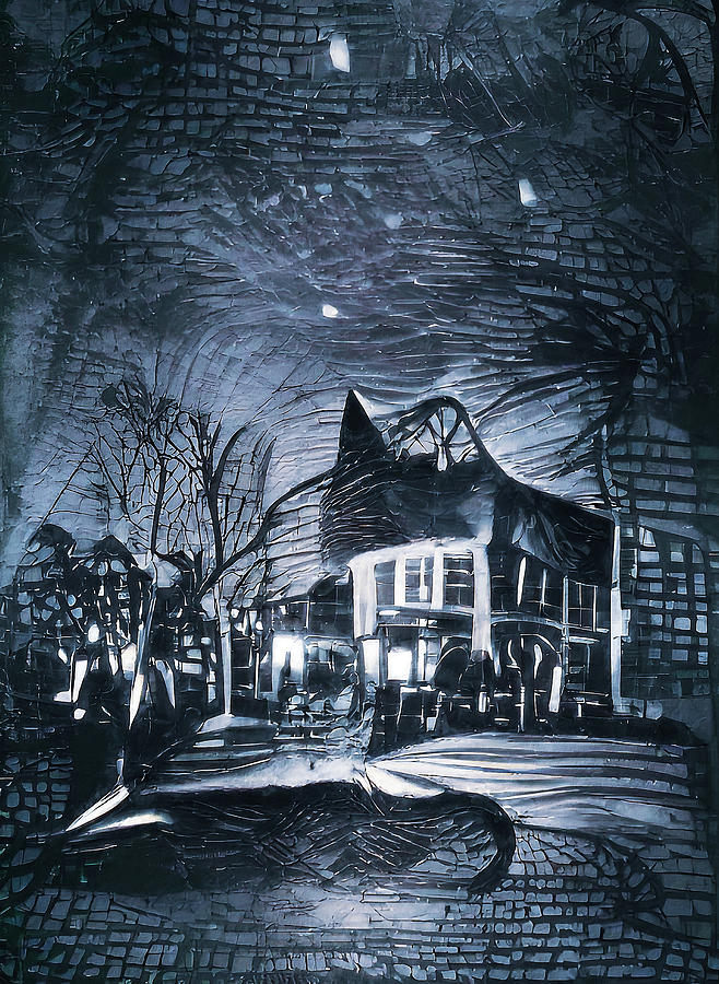 Salems nights, 01 Painting by AM FineArtPrints