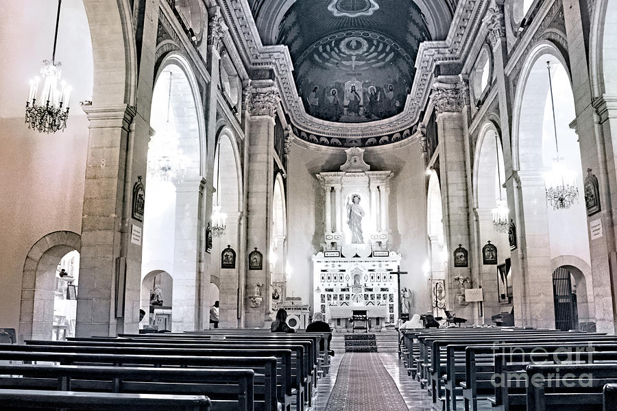 Salesian Church Interior Photograph by Munir Alawi