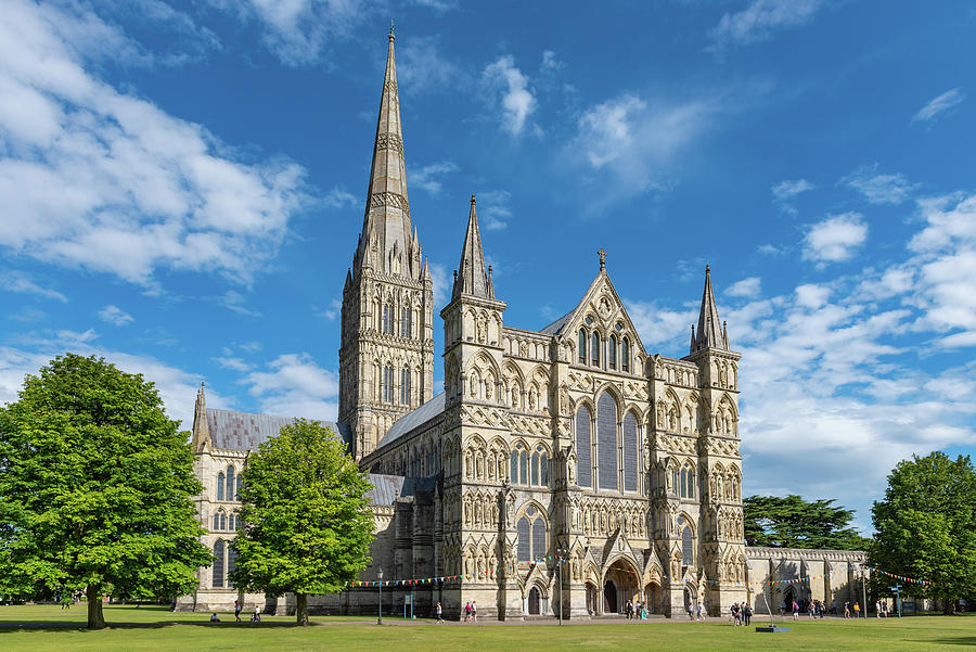 Salisbury Cathedral Photograph by Gary Eason