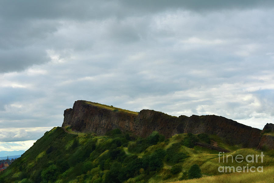 Salisbury Crags  Photograph by Yvonne Johnstone