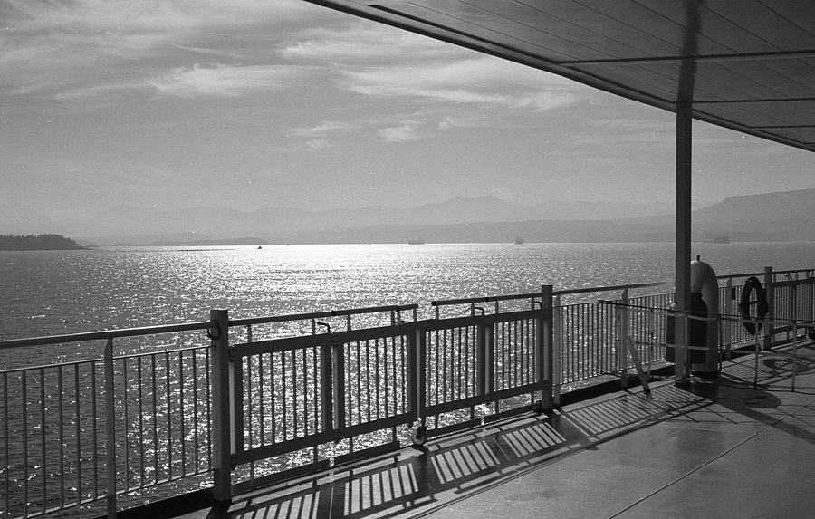 Georgia Photograph - Salish Sea from BC Ferry by Lawrence Christopher