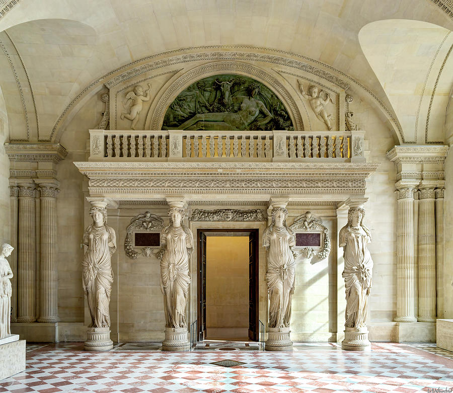 Salle des Caryatides Louvre Paris 01 Photograph by Weston Westmoreland