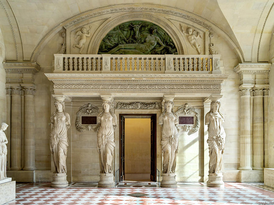 Salle des Caryatides Louvre Paris 02 Photograph by Weston Westmoreland