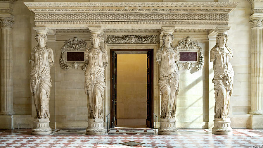 Salle des Caryatides Louvre Paris 04 Photograph by Weston Westmoreland