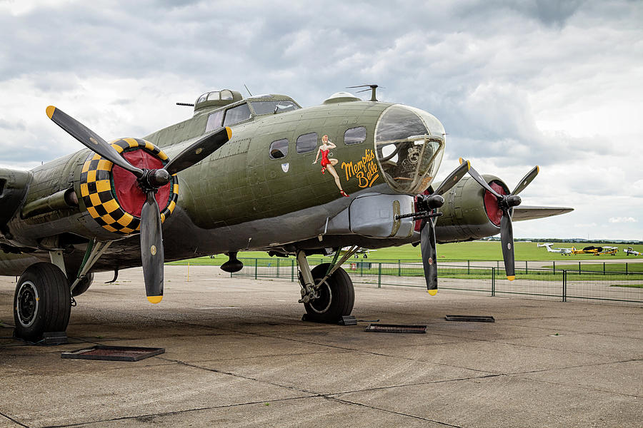 Sally B Flying Fortress Photograph by Shirley Mitchell