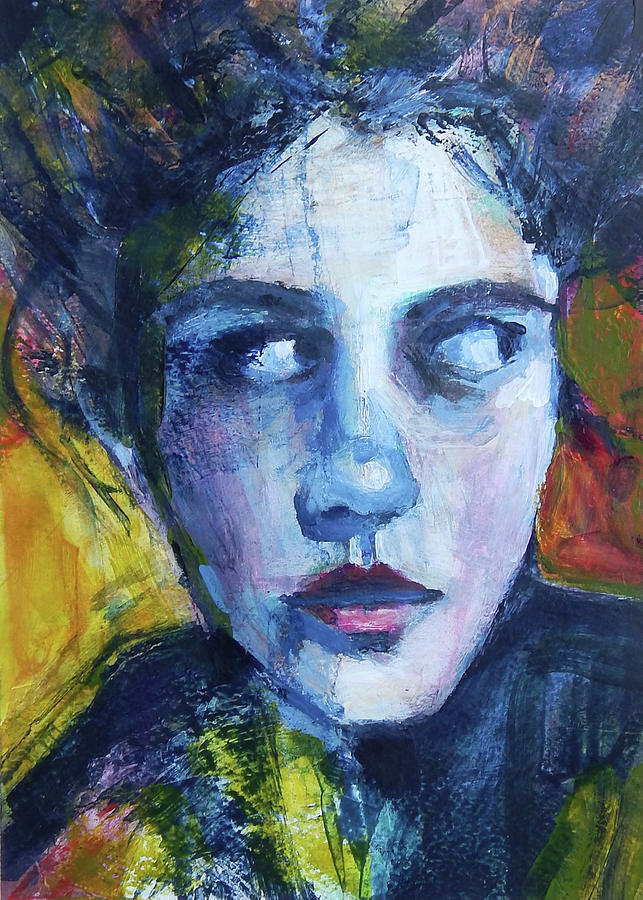 Sally Side Eye Mixed Media by Mary Conner - Fine Art America