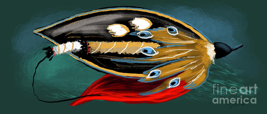 Salmon Fly Digital Art by Doug Gist