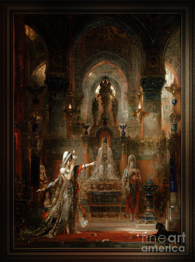 Salome Dancing Before Herod Antipas by Gustave Moreau Painting by Rolando Burbon