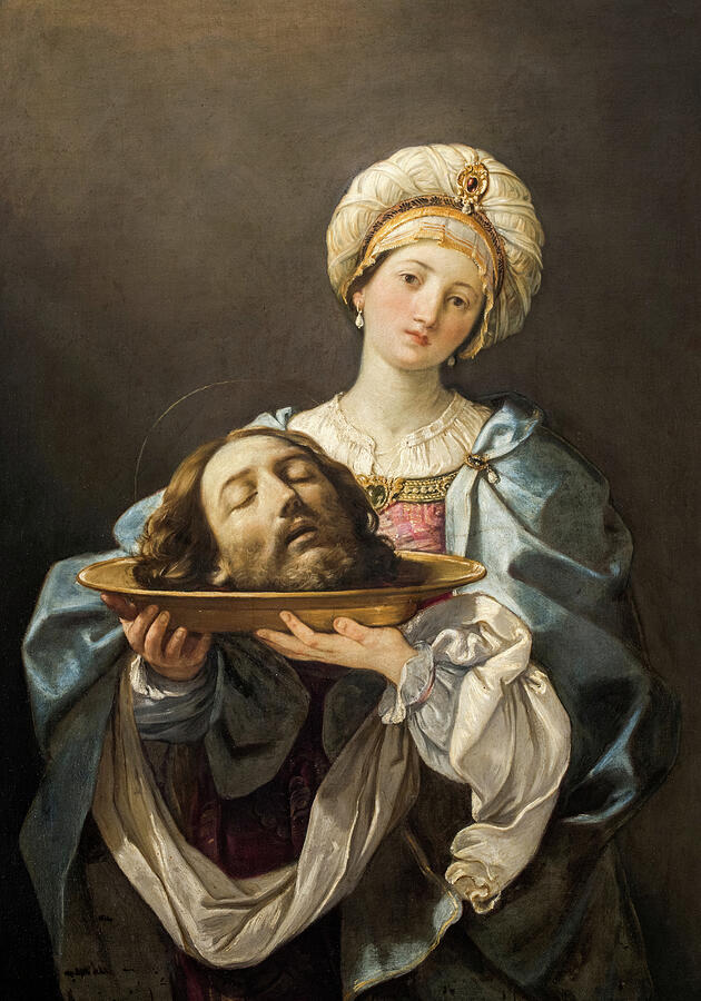 Salome holding the Head of John the Baptist by Guido Reni Painting by ...