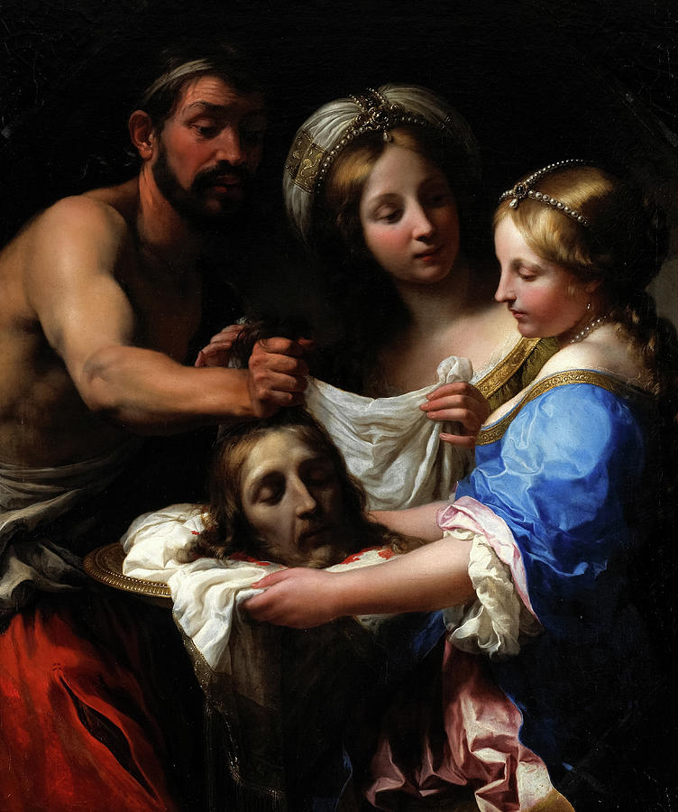 Salome With The Head Of Saint John The Baptist, 1670 Painting By Onorio ...