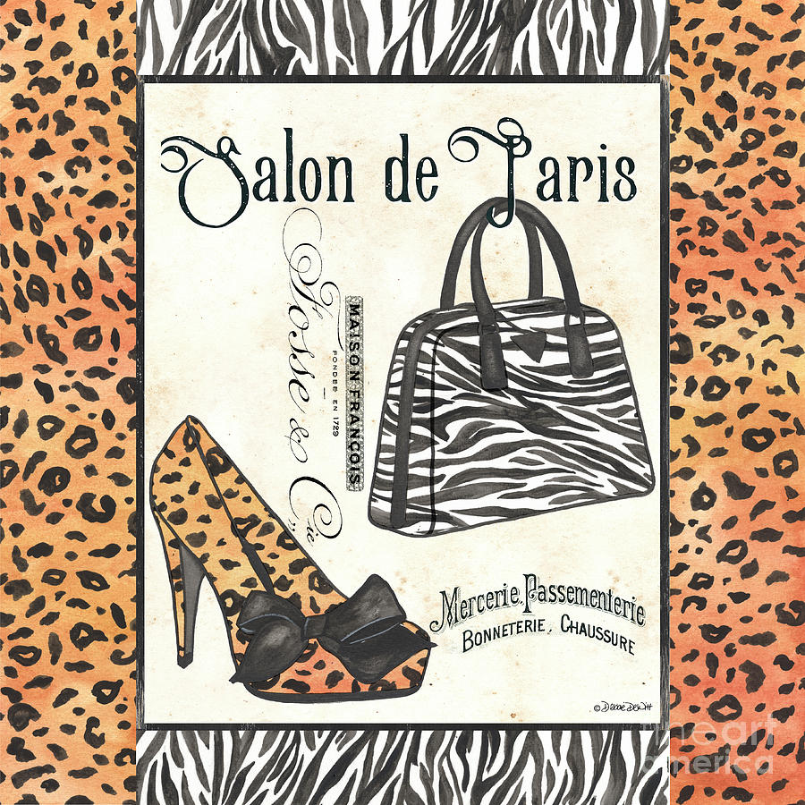 Fashion Painting - Salon de Paris 1 by Debbie DeWitt