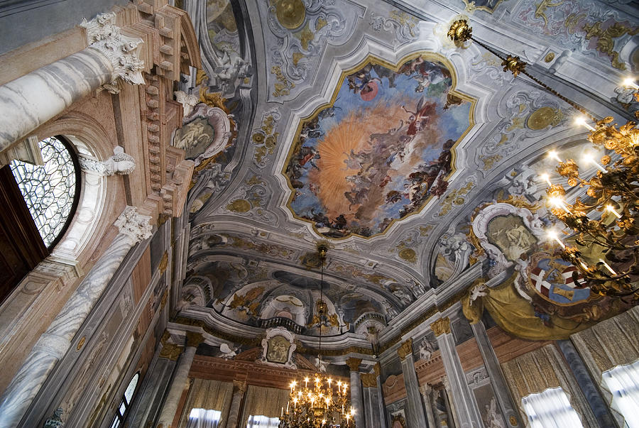 Salone da Ballo in Ca Rezzonico, Venice, Veneto, Italy, Europe Photograph by Lonely Planet