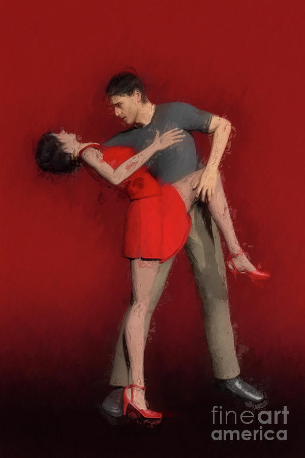 Salsa Painting by John Edwards