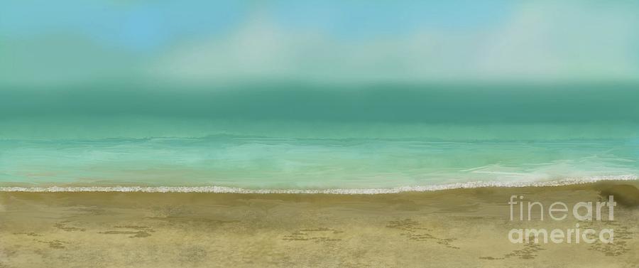 Nature Digital Art - Salt Air Over There. by Julie Grimshaw