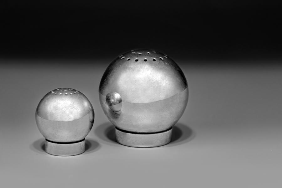 Vintage Photograph - Salt and Pepper Shakers by Nikolyn McDonald