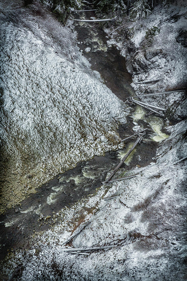 Salt Creek Below the Falls Photograph by Belinda Greb