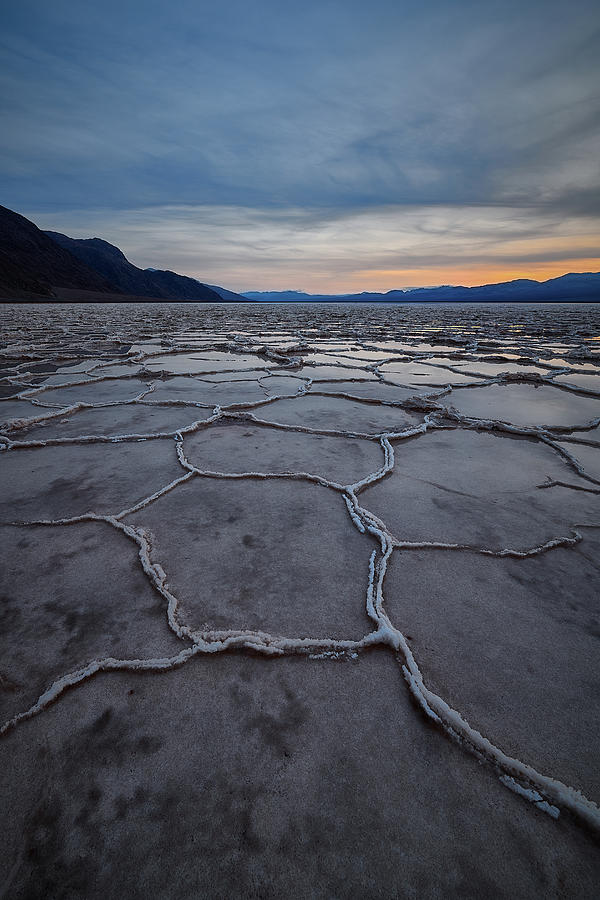 Salt Flats in Death Valley Photograph by Jon Glaser