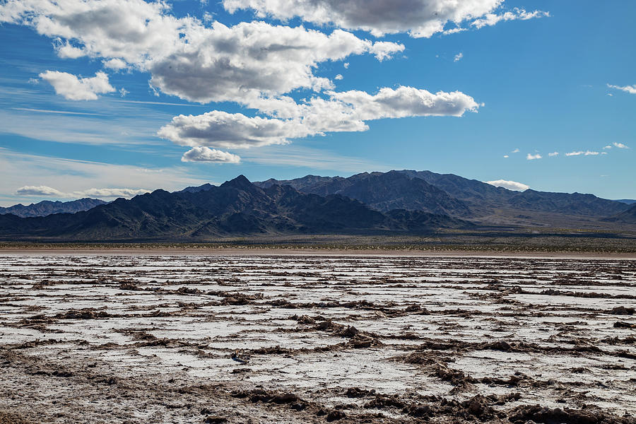 Salt Flats in the Mojave Photograph by Matt Deifer