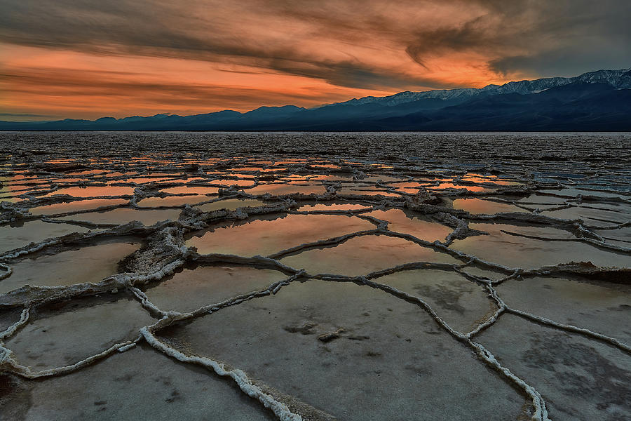 Salt Flats of Death Valley Photograph by Jon Glaser