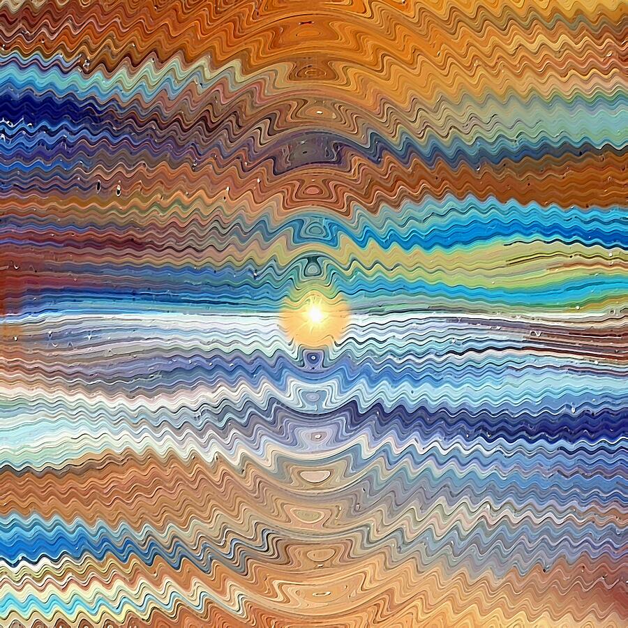 Salt Flats Sunrise Digital Art