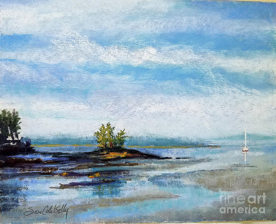 Salt Island, Acadia View Painting by Susan Cole Kelly Impressions
