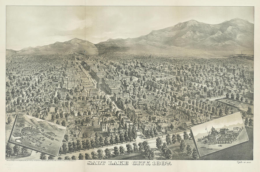 Salt Lake City, 1887. - DPLA - 5196358103876776daa0e1a33a3e0bf2 ...