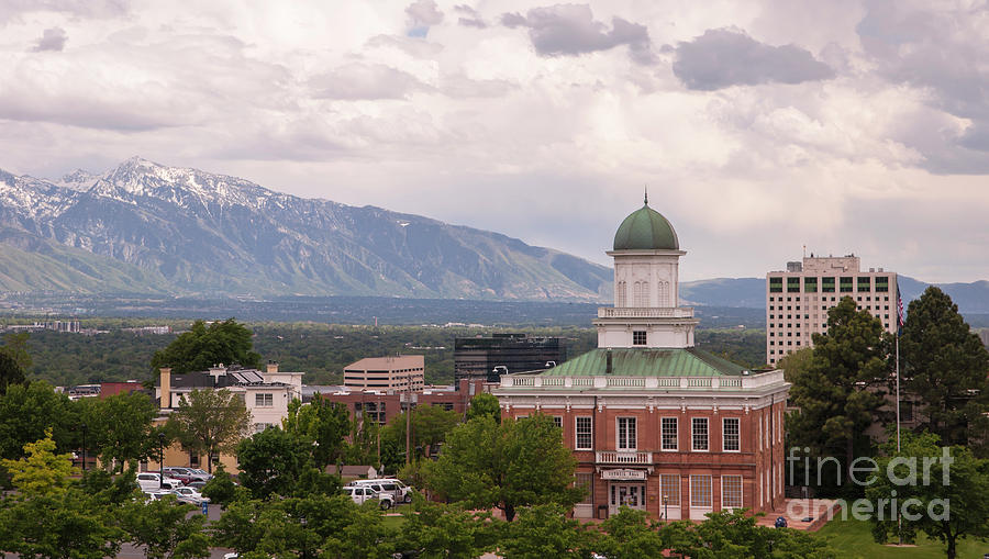 Salt Lake City Council Hall panorama Photograph by Dejan Jovanovic