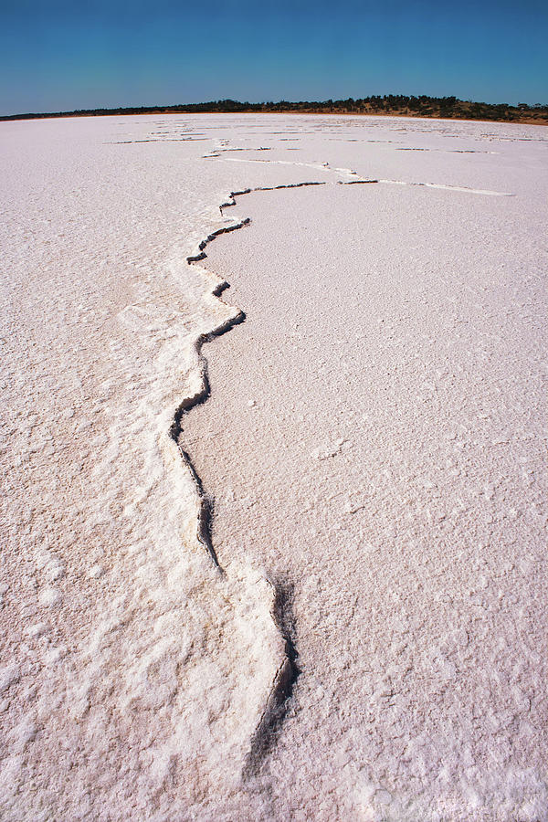 Salt Patterns - Lake Hart Photograph by Lexa Harpell