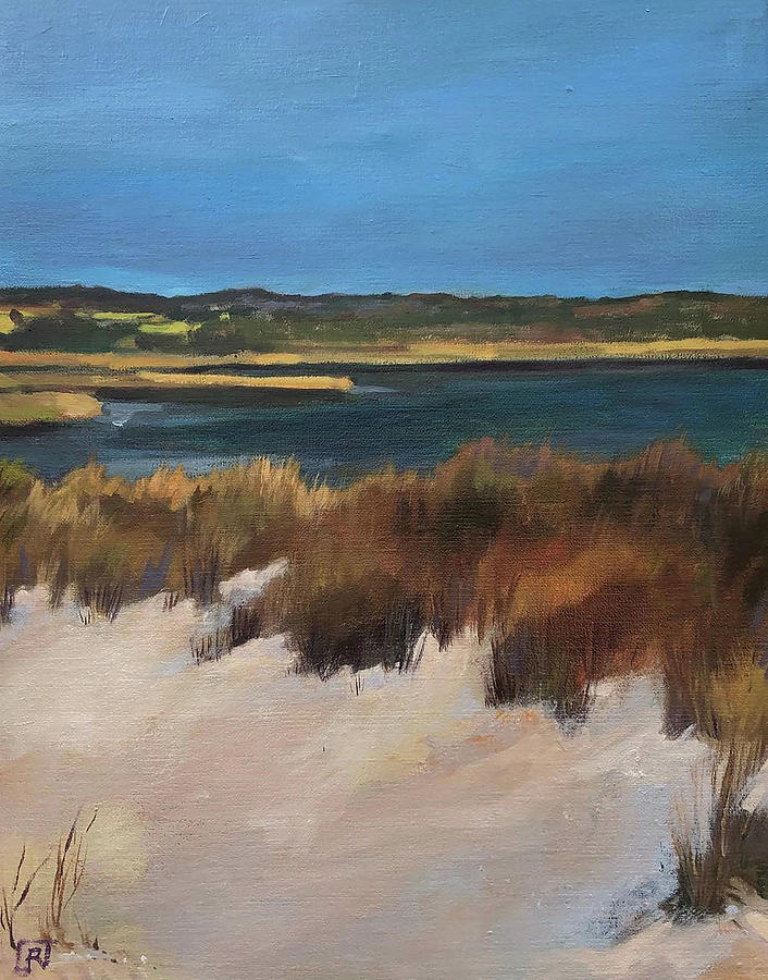 Salt pond Painting by Rebecca Jacob