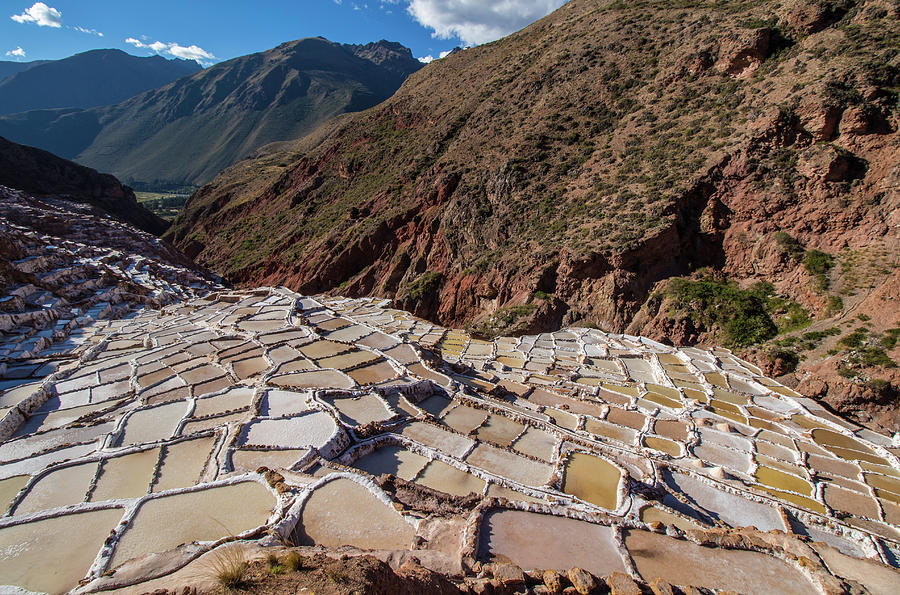 Salt Ponds of Maras, Cusco, Peru Photograph by Venetia Featherstone-Witty