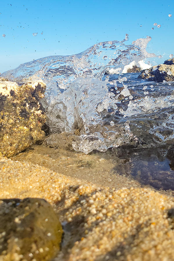 Salt Water Splash Photograph by Bonny Puckett