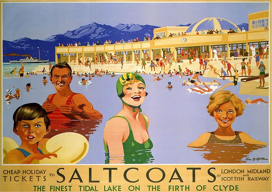 Saltcoats Drawing by Vintage | Fine Art America