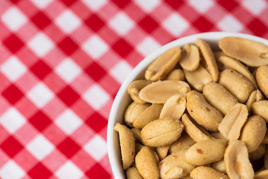 Salted Peanuts in a Bowl Photograph by Tim Grist Photography
